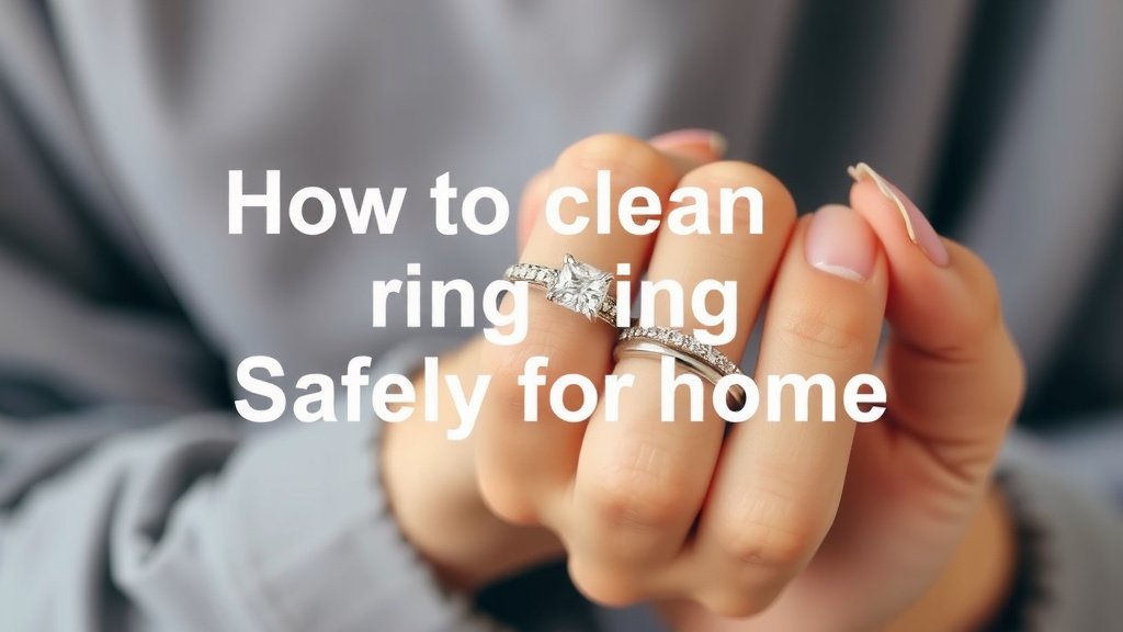 How to Clean Your Ring Safely at Home
