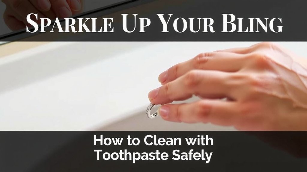 Sparkle Up Your Bling: A Toothpaste Cleaning Guide