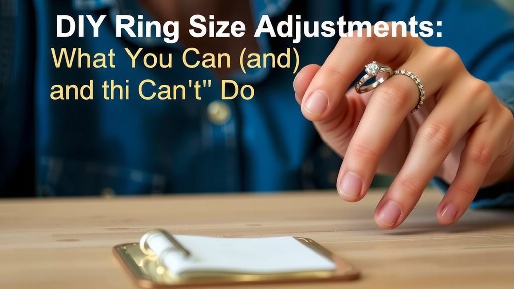 DIY Ring Size Adjustments: What You Can (and Can't) Do