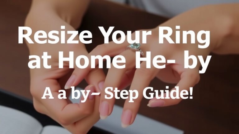 Resize Your Ring at Home: A Step-by-Step Guide