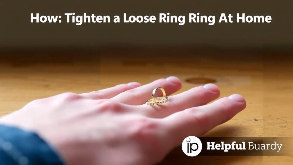 Making Your Loose Ring Fit Snugly Again