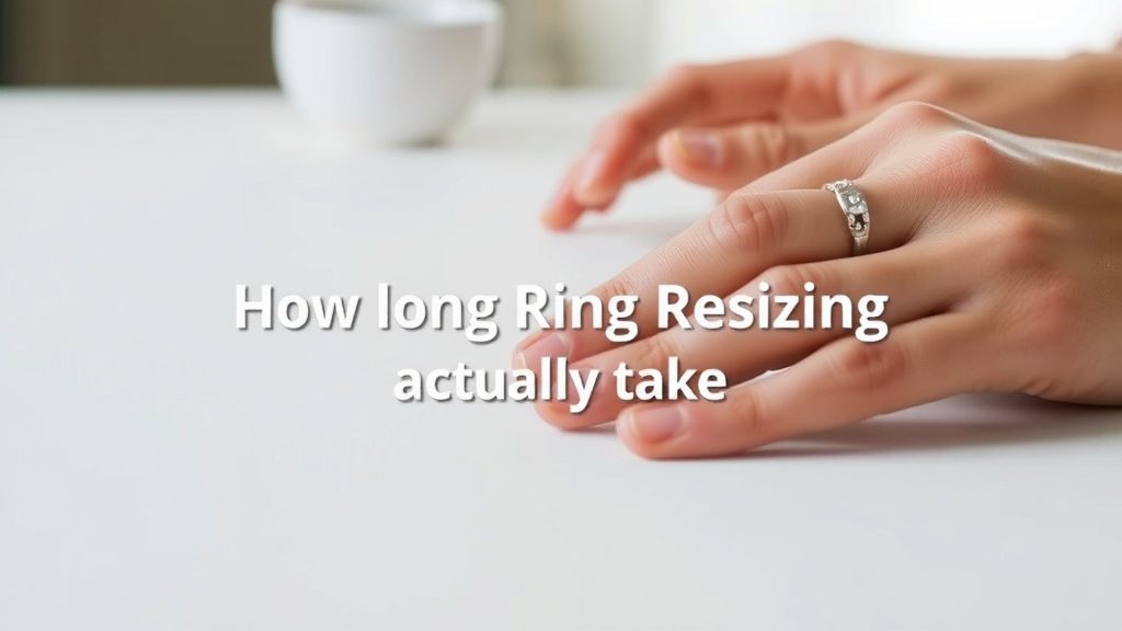 How Long Does Ring Resizing Actually Take