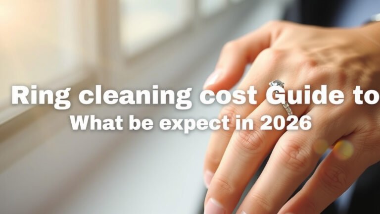 Ring Cleaning Cost Guide: What to Expect in 2026