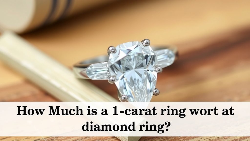 Understanding the Price of a 1-Carat Diamond Ring