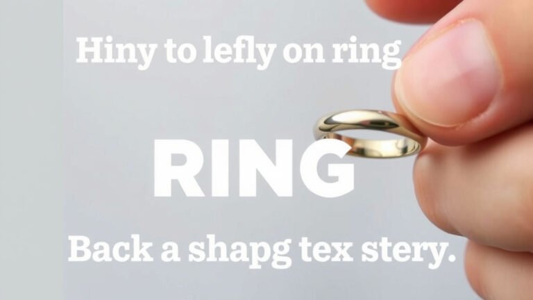 How to Bend a Ring Back Into Shape Safely