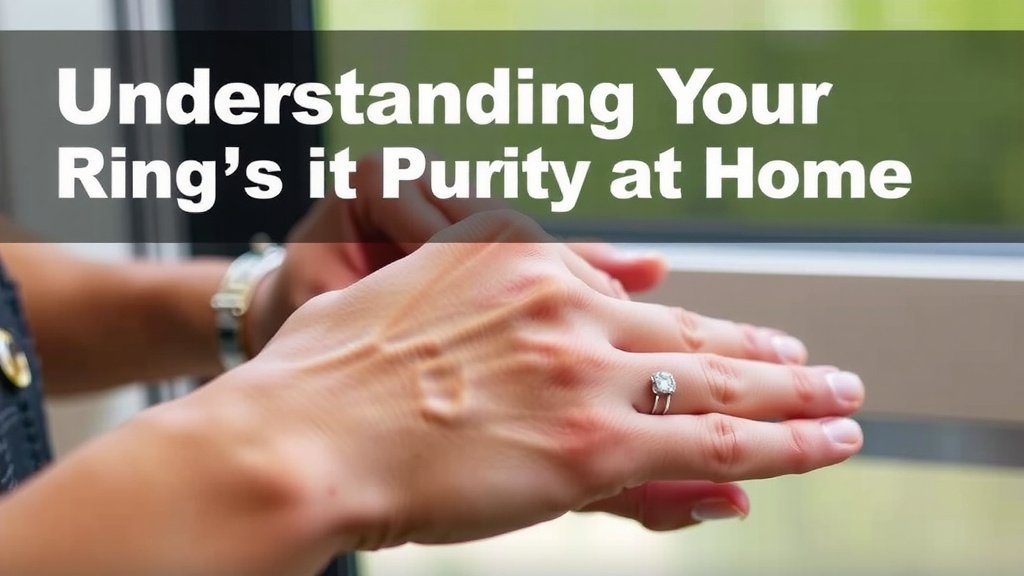 Understanding Your Ring's Metal Purity