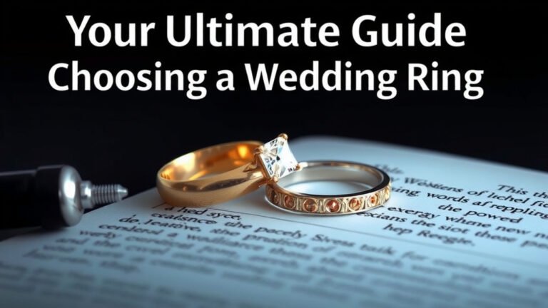 Your Ultimate Guide to Choosing a Wedding Ring