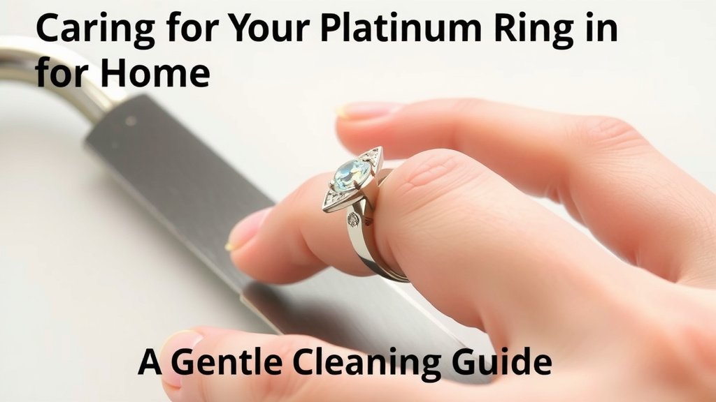 Caring for Your Platinum Ring: A Gentle Cleaning Guide