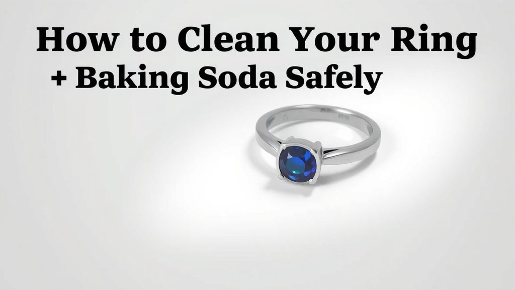 How to Clean Your Ring with Baking Soda Safely