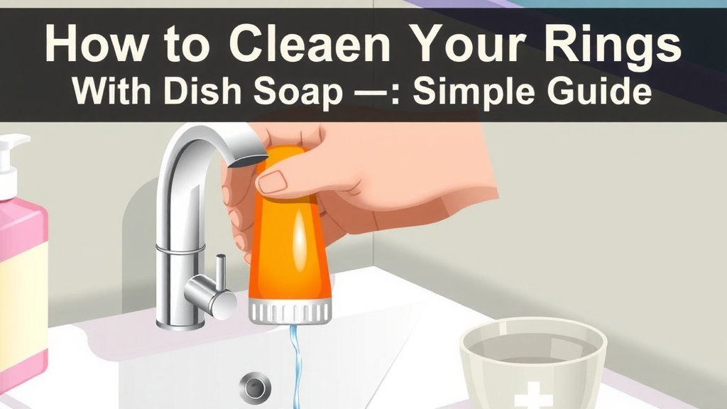 Washing Your Rings With Dish Soap: A Simple Guide