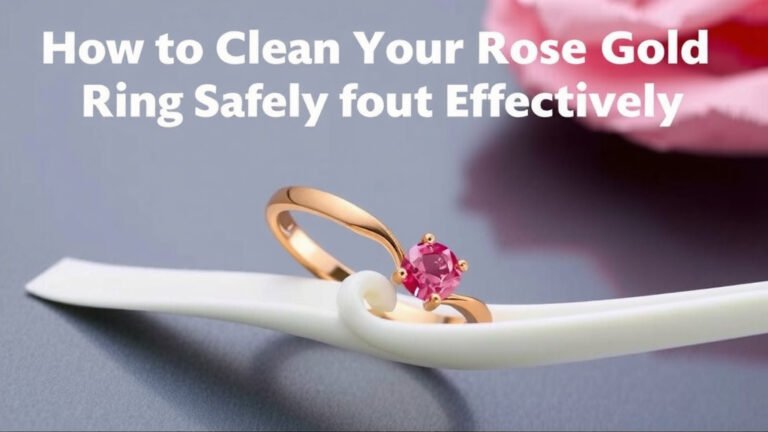 How to Clean Your Rose Gold Ring Safely and Effectively