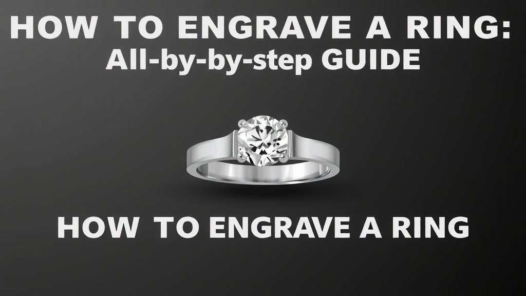 How to Engrave a Ring: A Step-by-Step Guide