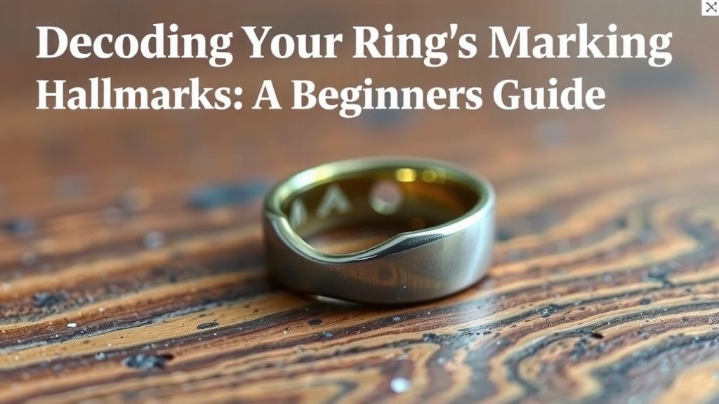 Decoding Your Ring's Markings: A Beginner's Guide