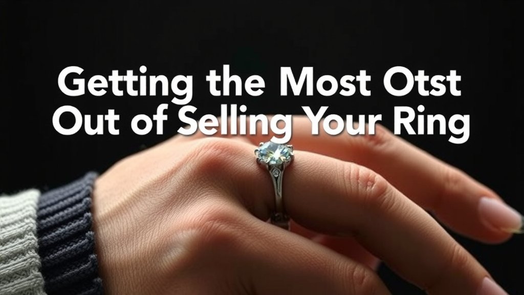 Getting the Most Out of Selling Your Ring
