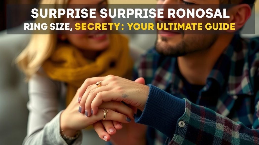 Surprise Proposal Ring Size Solutions