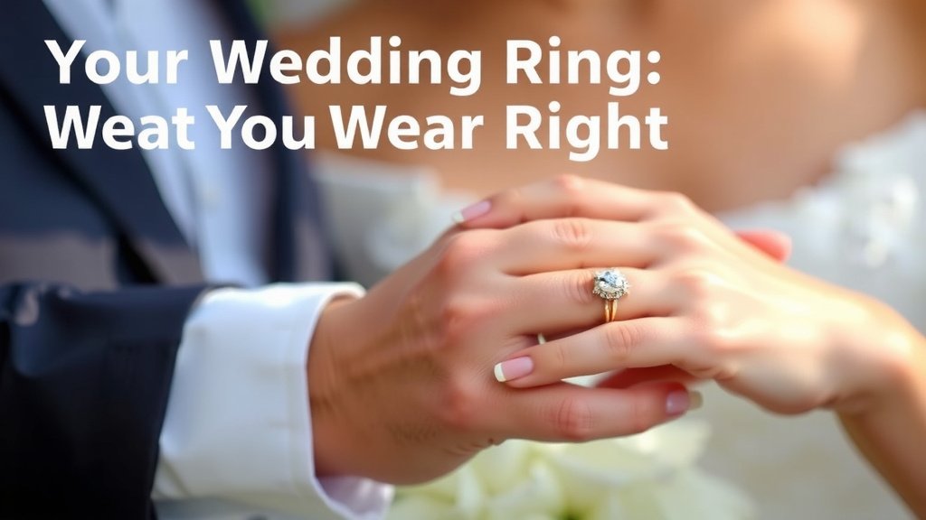 Your Wedding Ring: How to Wear It Right