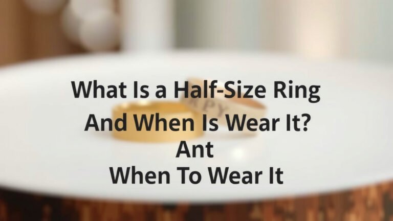 What Is a Half Size Ring And When To Wear It