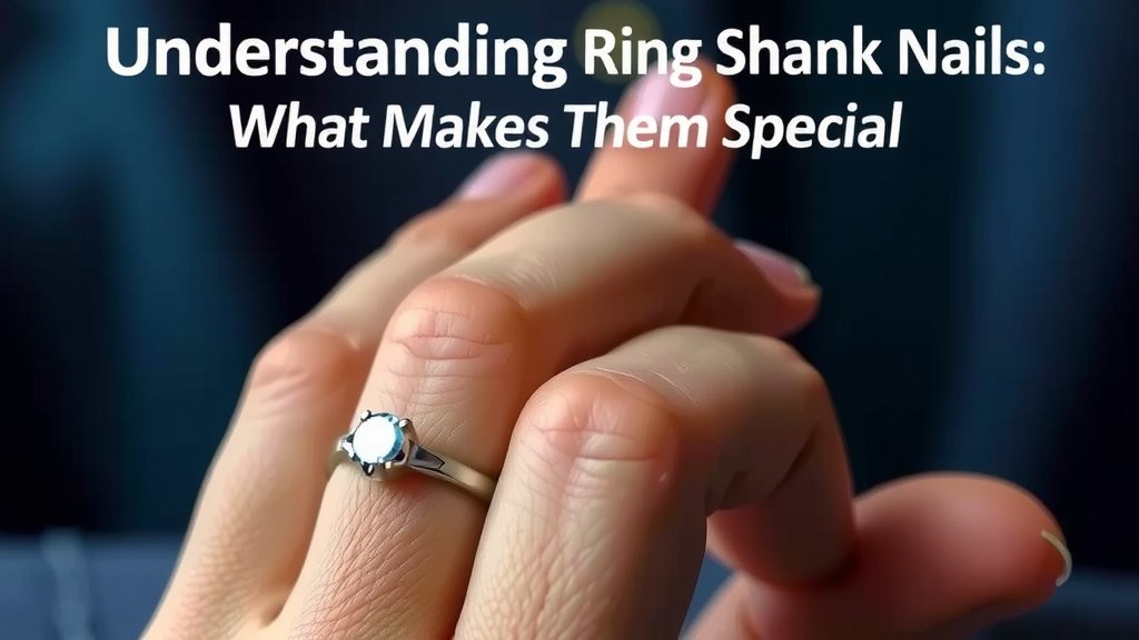Understanding Ring Shank Nails: What Makes Them Special