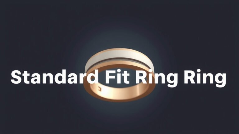 Understanding Standard Fit Ring Sizing: A Complete Guide
