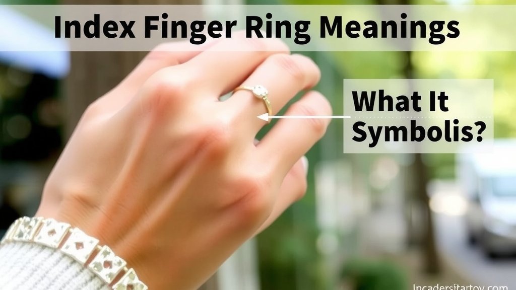 Understanding Index Finger Ring Meanings