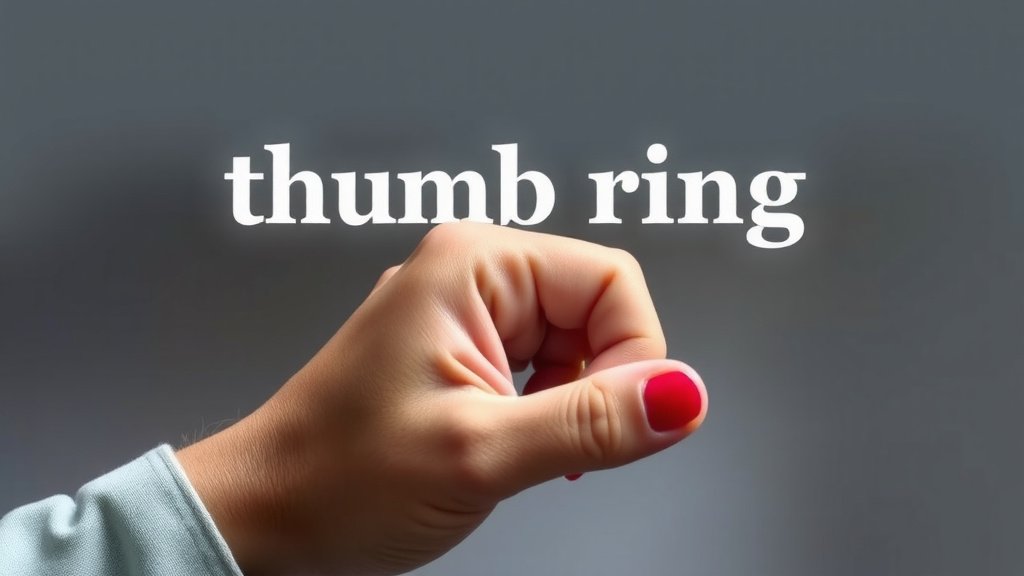 Thumb Ring Meaning What It Symbolizes