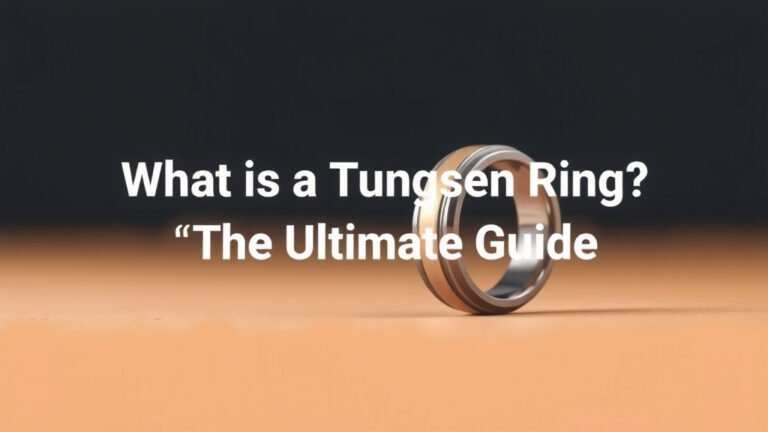 What is a Tungsten Ring? Your Ultimate Guide