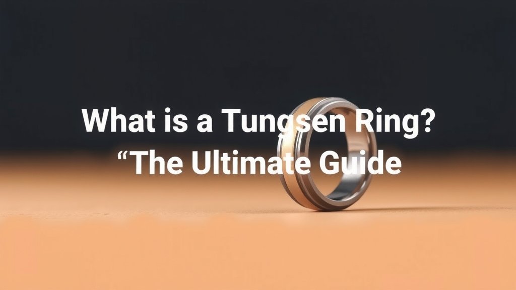 What is a Tungsten Ring? Your Ultimate Guide