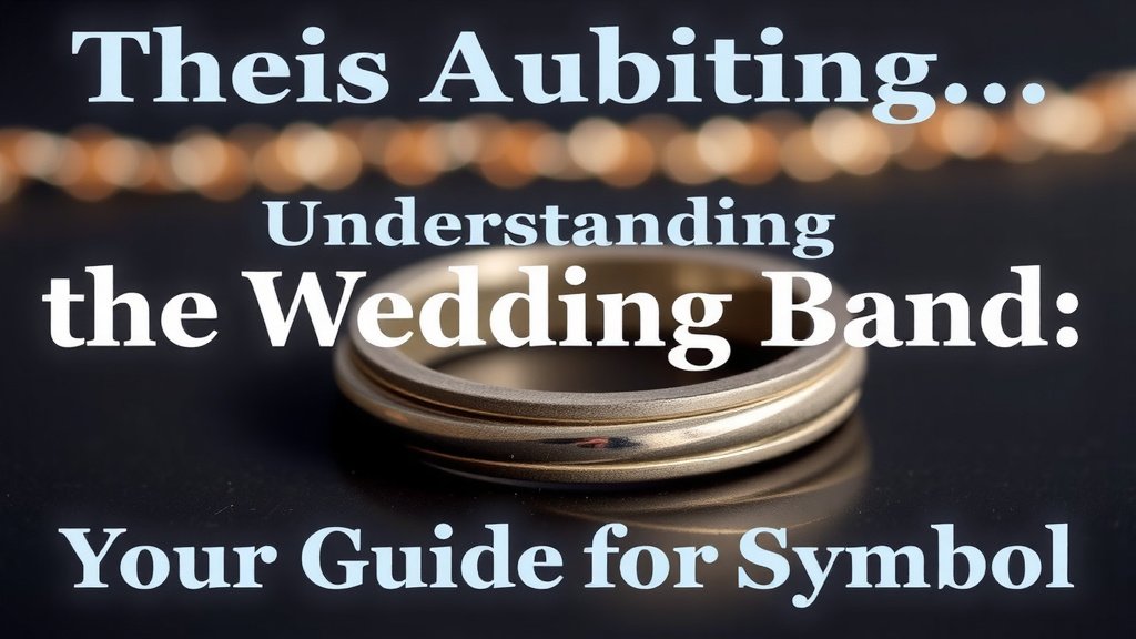 Understanding the Wedding Band: Your Guide to the Symbol