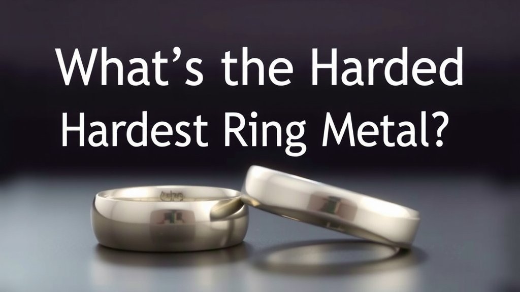 What's the Hardest Ring Metal? The Ultimate Guide