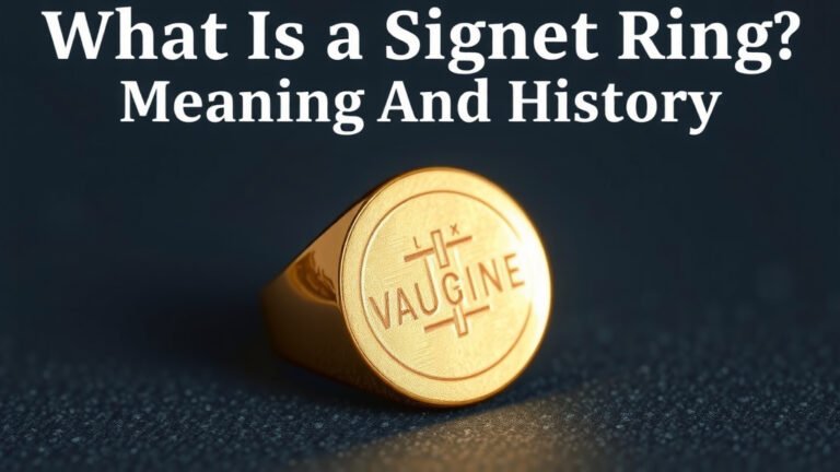 What Is A Signet Ring Meaning And History