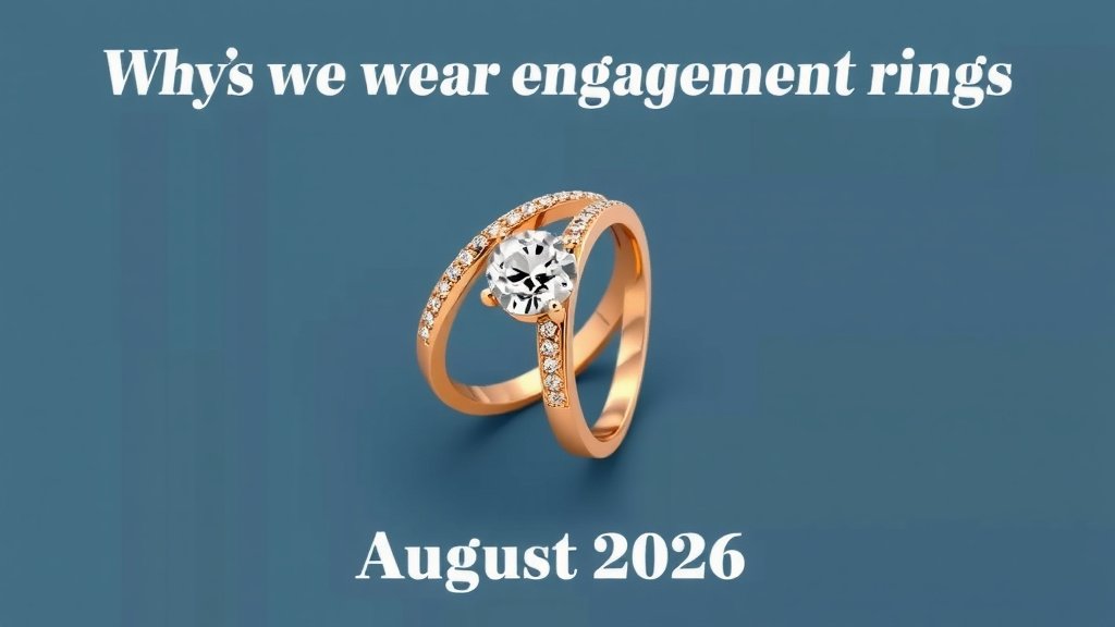 The Meaning Behind Engagement Rings August 2026