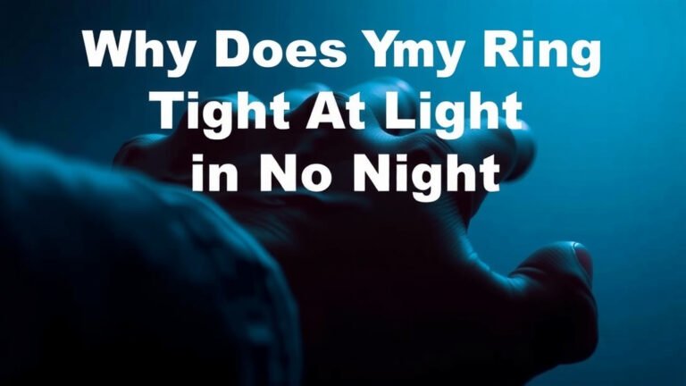 Why Your Ring Feels Tight At Night
