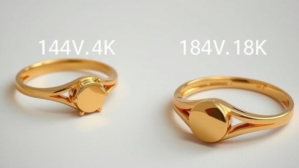 Understanding Your Gold Ring Options: 14k vs. 18k