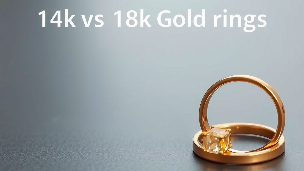 14k vs 18k Gold Rings: What's the Difference