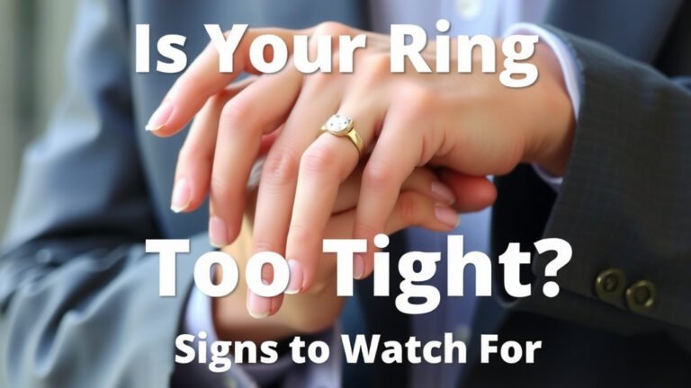 Is Your Ring Too Tight? Signs to Watch For