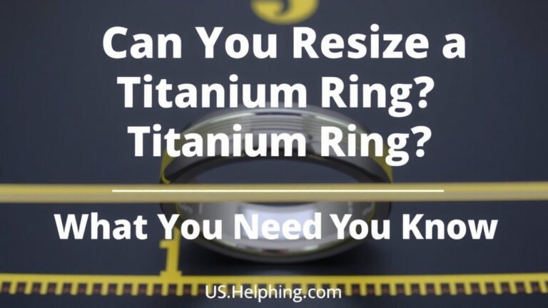 Can You Resize a Titanium Ring? What You Need to Know