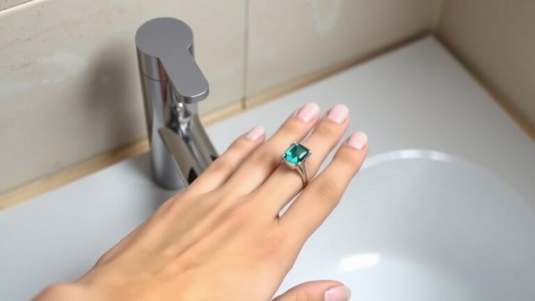 Showering with your ring on: Safety and care tips