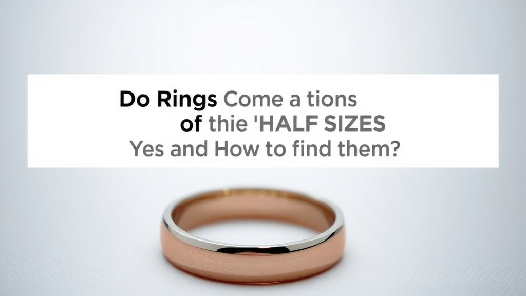 Do Rings Come in Half Sizes Yes and How to Find Them