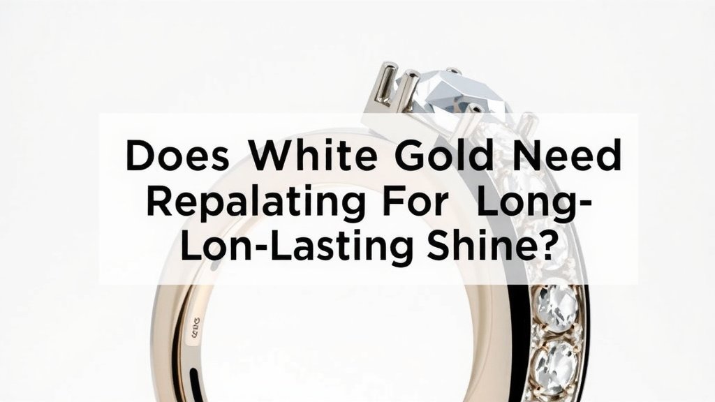 Does White Gold Need Replating For Long-Lasting Shine