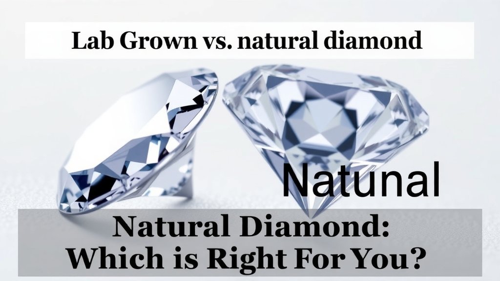 Lab Grown vs Natural Diamond: Which is Right For You