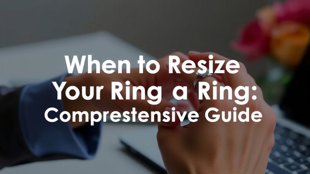 When to Resize Your Ring: A Comprehensive Guide