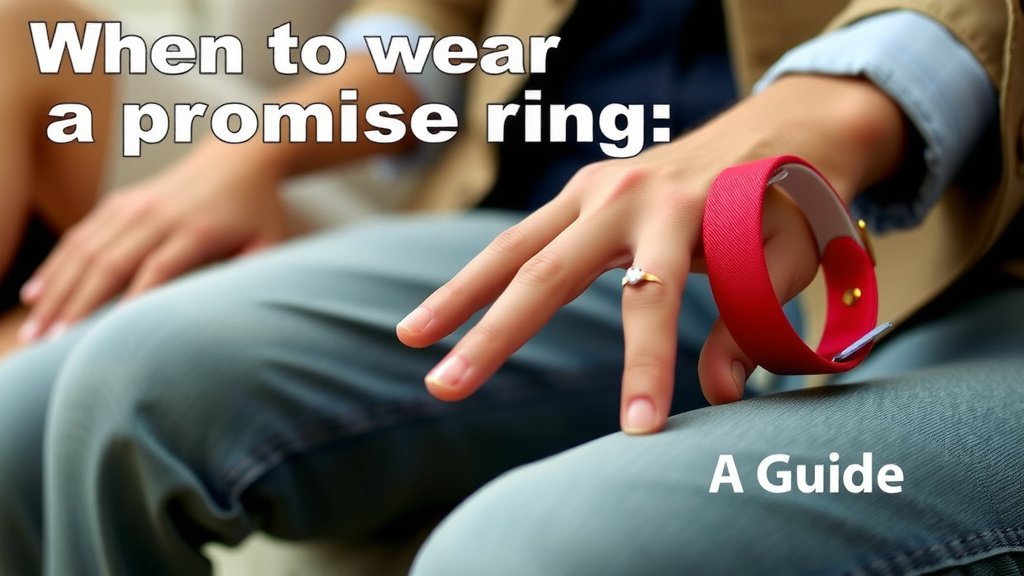 Understanding When to Wear a Promise Ring