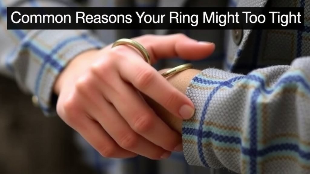 Common Reasons Your Ring Might Be Too Tight