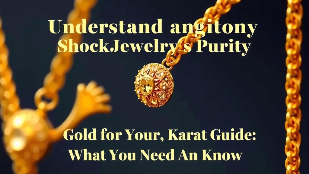 Understanding Your Gold Jewelry's Purity