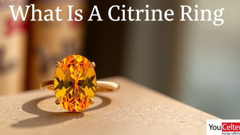 Understanding the Allure of Citrine Rings