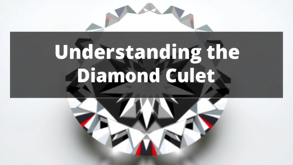Understanding the Diamond Culet: A Gemstone Essential