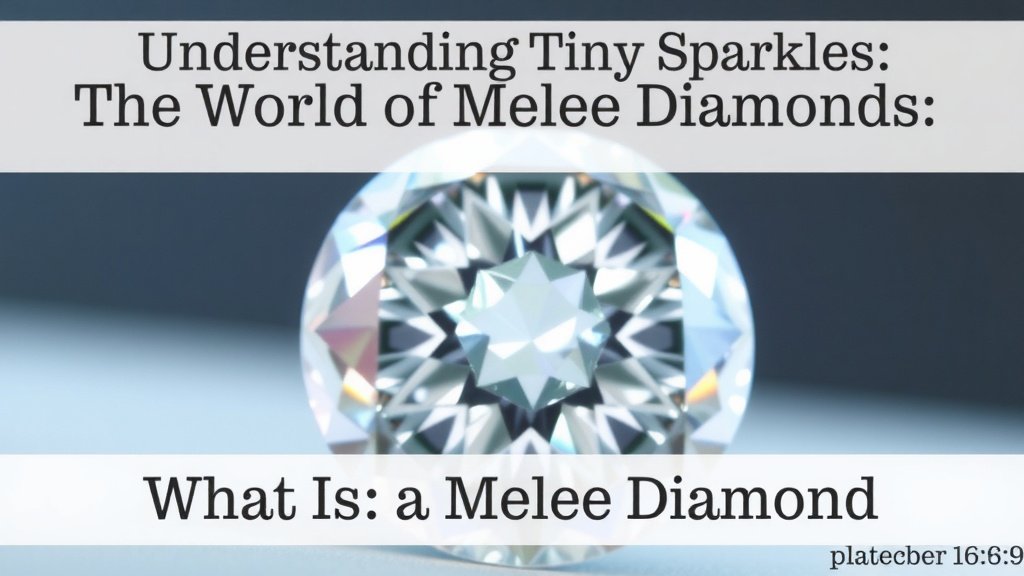 Understanding Tiny Sparkles: The World of Melee Diamonds