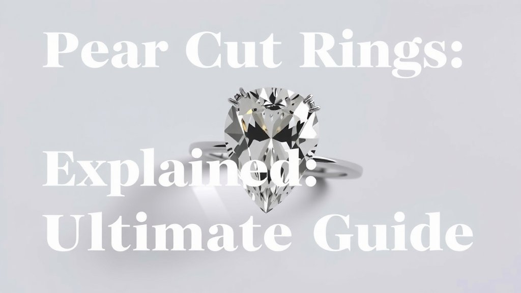 Pear Cut Rings Explained: Your Ultimate Guide