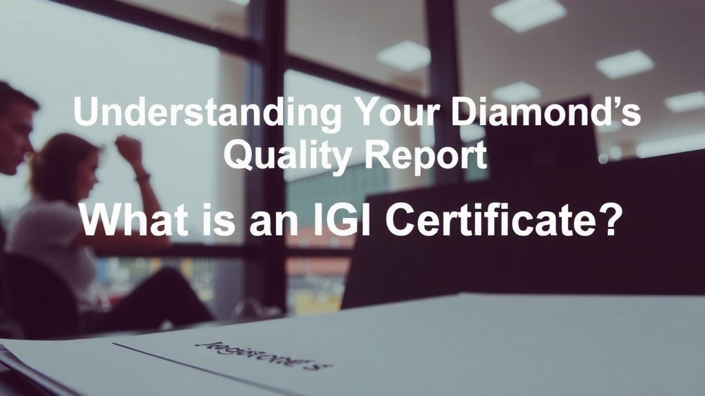 Understanding Your Diamond's Quality Report